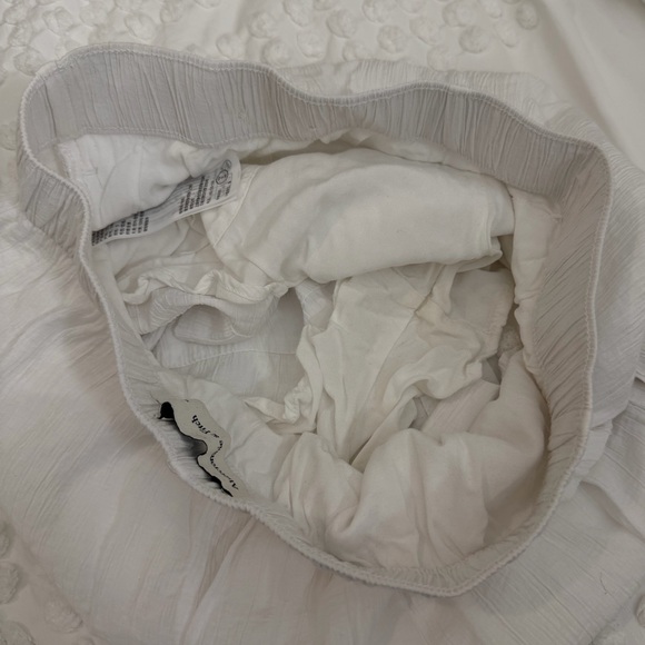 Abercrombie & Fitch High Rise Linen Blend Pull On Shorts Pockets Size Small - Picture 10 of 10